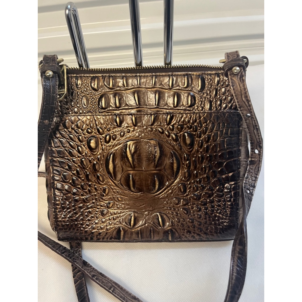 Brahmin Mimosa Convertible Cross Body Bag, Nutmeg (light brown) - Picture 5 of 12